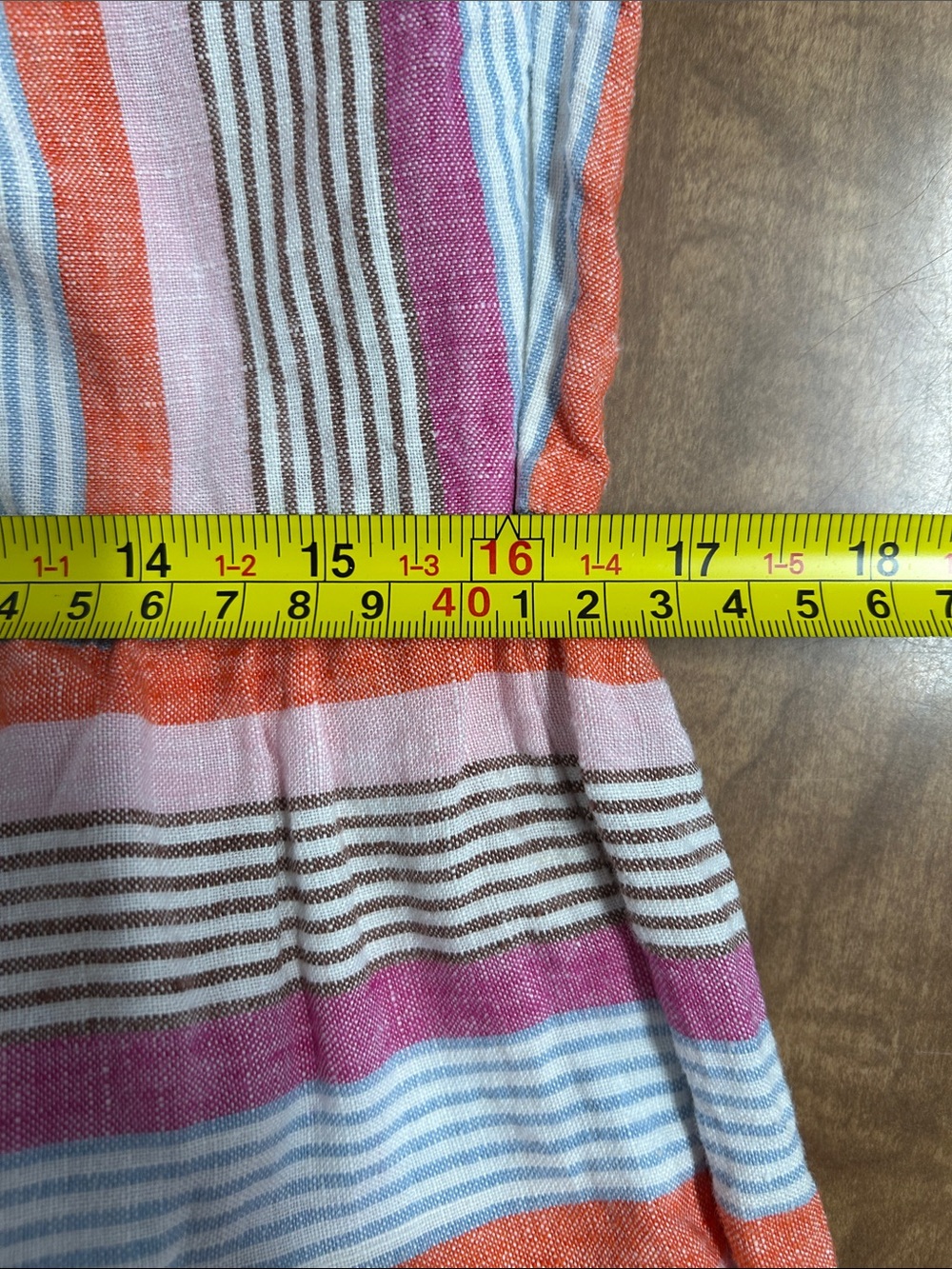 Boden Linen Dress Women 8 Tiered Bell Sleeve Cottagecore Relaxed A-Line Boho
R - Picture 13 of 17